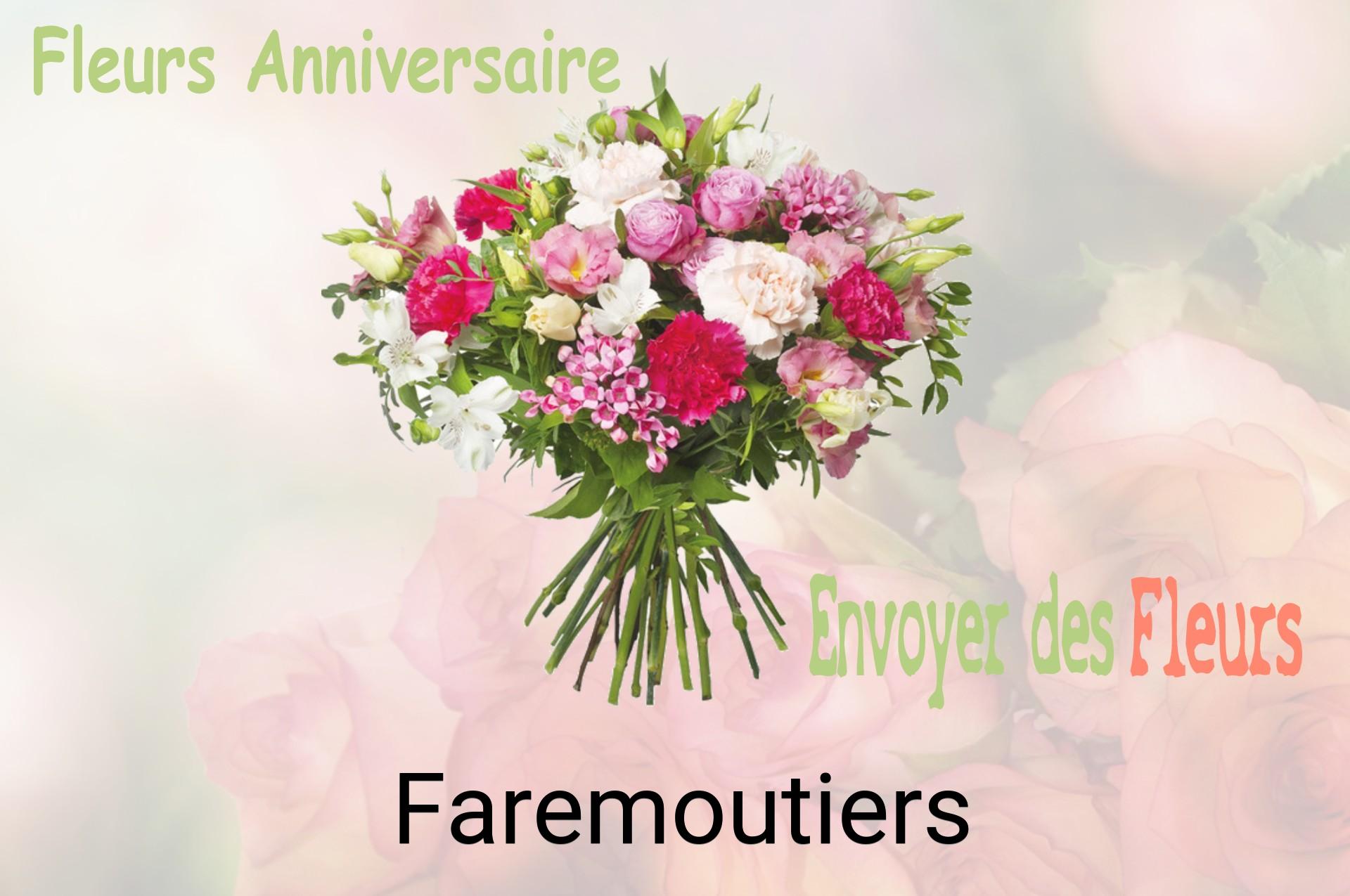 Bouquet de fleurs d’anniversaire livré à Faremoutiers